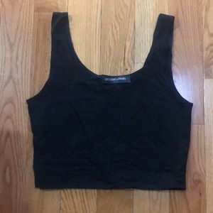 Groceries Apparel Fitted Crop Top Size Large